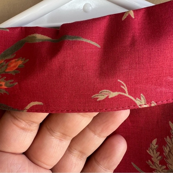 Lauren Ralph Lauren Floral Button Down Shirt - Size M Cotton Lightweight Preppy - Picture 7 of 7